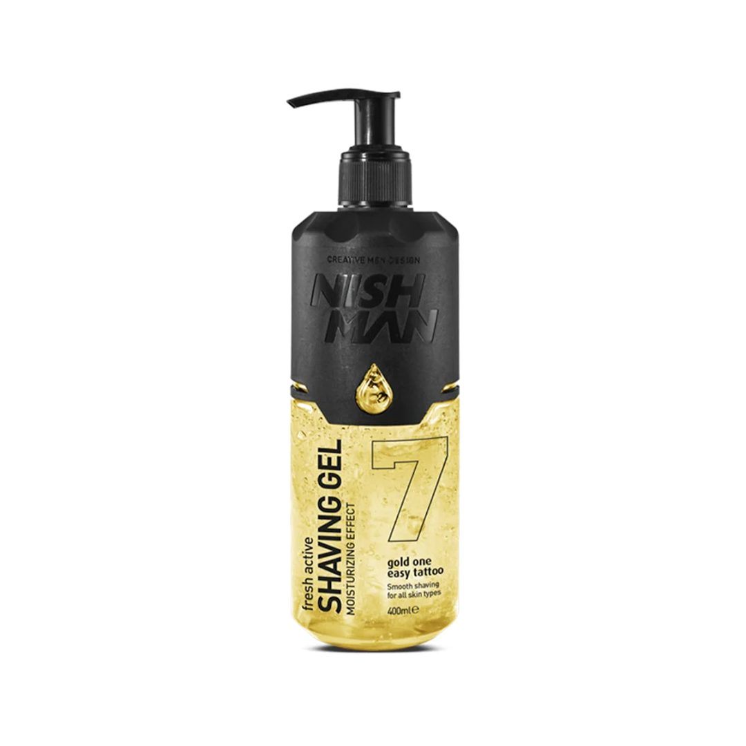 SHAVING GEL PUMPGOL NUM7 400ML - NISHMAN