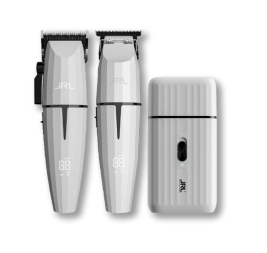 TRIMER + CLIPPER + SHAVER COMBO BLANCA - JRL